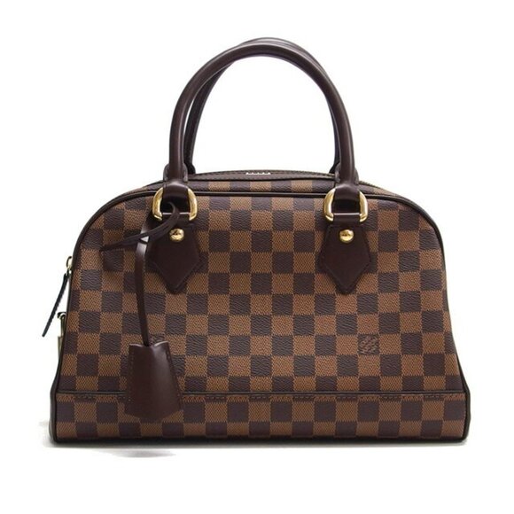 LOUIS VUITTON Brown Damier Boston Bag - Picture 1 of 11